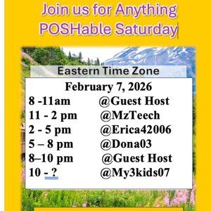 Anything POSHable Saturday Share Show Train with Pam